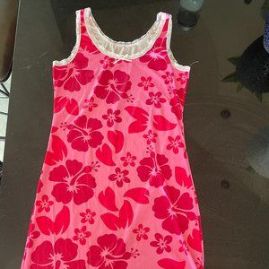 Boho Heart Print Mini Dress for Womens Y2K 90s Bodycon Dresses
